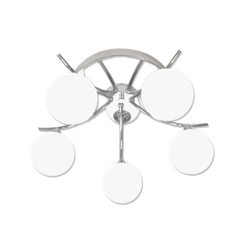 BRIGHT STAR CF096/5 CHROME CEILING LIGHT