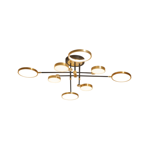 BRIGHT STAR CF472/8 LED BRONZE METAL CHANDELIER