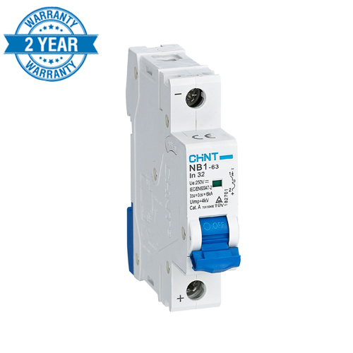 CHINT NB1 1 POLE 10KA DC CIRCUIT BREAKER