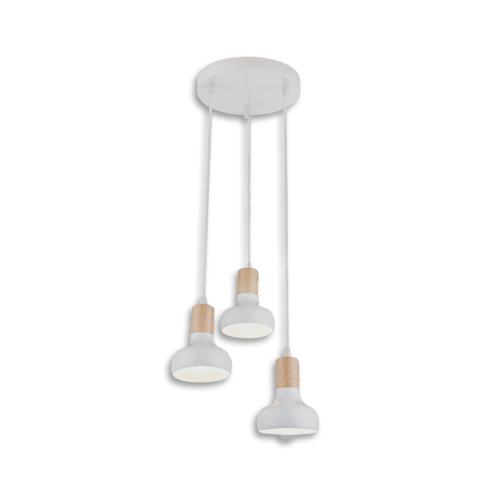 BRIGHT STAR PEN644/3 WHITE METAL PENDANT