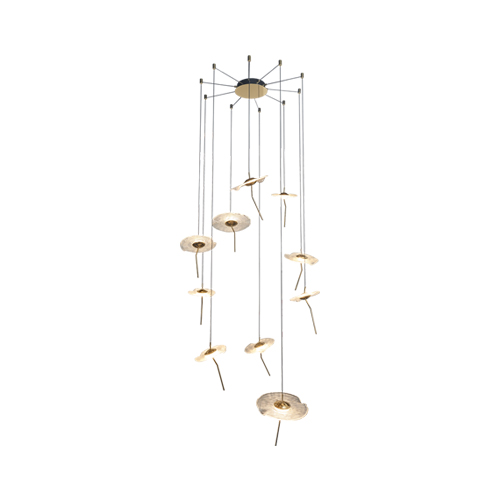 BRIGHT STAR PEN956/10 CCT LED GOLD PENDANT