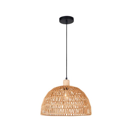 BRIGHT STAR PEN957 WOOD & STRING PENDANT
