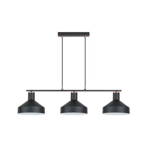 BRIGHT STAR PEN968 SAND BLACK & COPPER PENDANT
