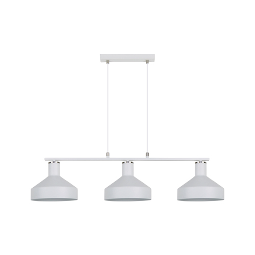 BRIGHT STAR PEN969 SAND WHITE & SATIN CHROME PENDANT
