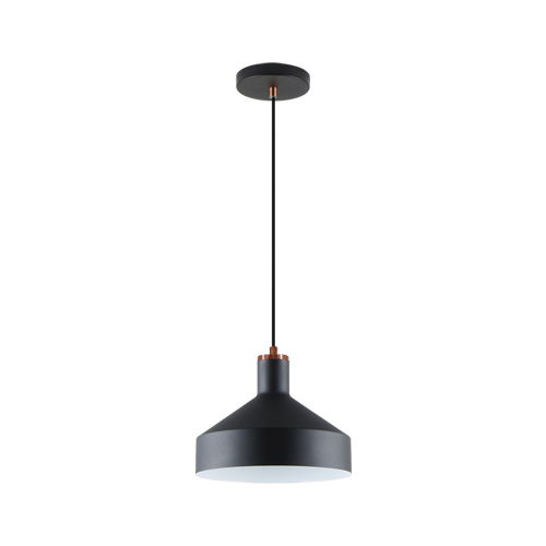 BRIGHT STAR PEN970 SAND BLACK & COPPER, METAL PENDANT