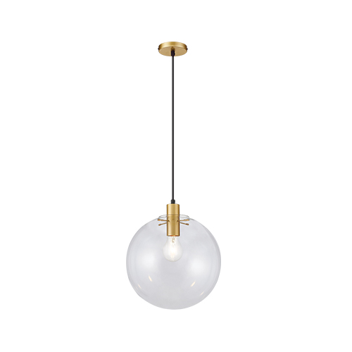 BRIGHT STAR PEN972/1 MATT GOLD PENDANT