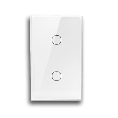 SONOFF T6-2C-120M 2 CHANNEL T6 WI-FI SMART LIGHT SWITCH, WHITE