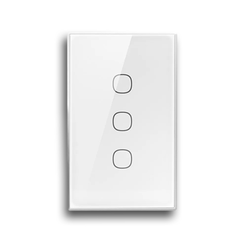 SONOFF T6-3C-120M 3 CHANNEL T6 WI-FI SMART LIGHT SWITCH, WHITE