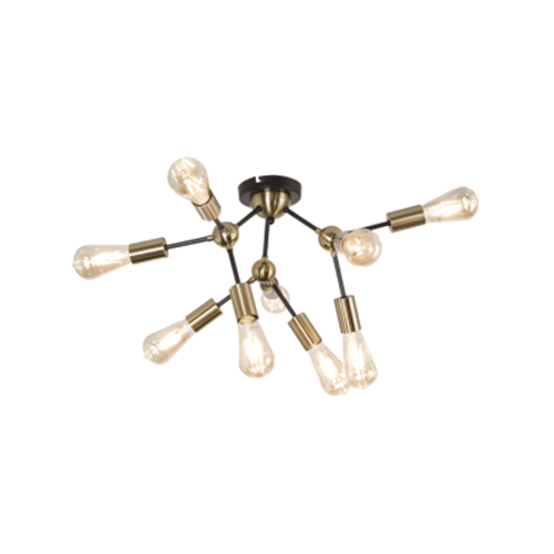 BRIGHT STAR CF434/9 BRASS CEILING LIGHT