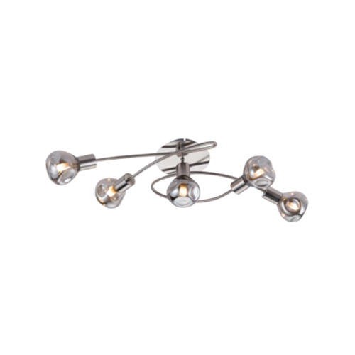 BRIGHT STAR CF468/5 SMOKE CEILING LIGHT