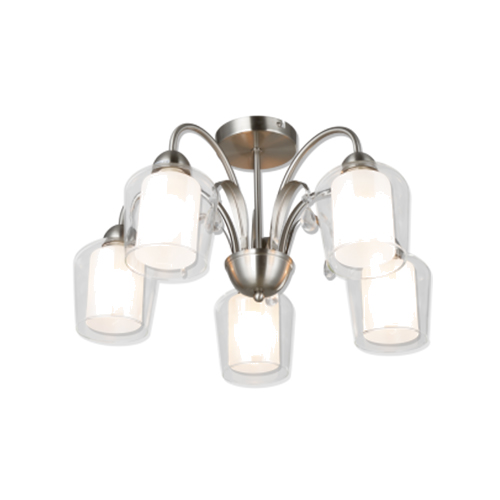 BRIGHT STAR CH250/5 SATIN CHANDELIER
