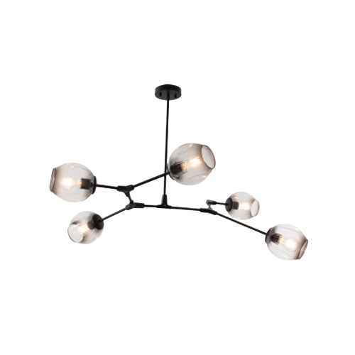 BRIGHT STAR CH264/5 BLACK CHANDELIER