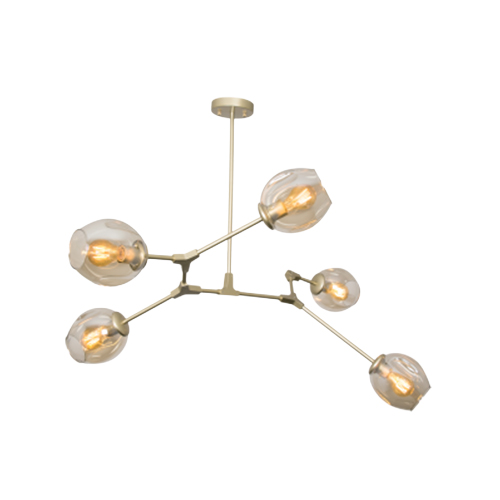 BRIGHT STAR CH265/5 GOLD CHANDELIER