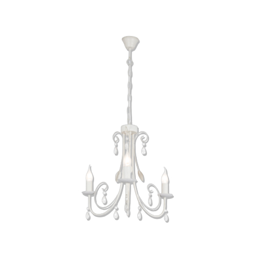 BRIGHT STAR CH360/3 FOSSIL WHITE CHANDELIER