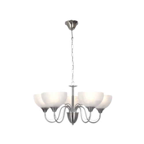 BRIGHT STAR CH665/5 SATIN CHANDELIER