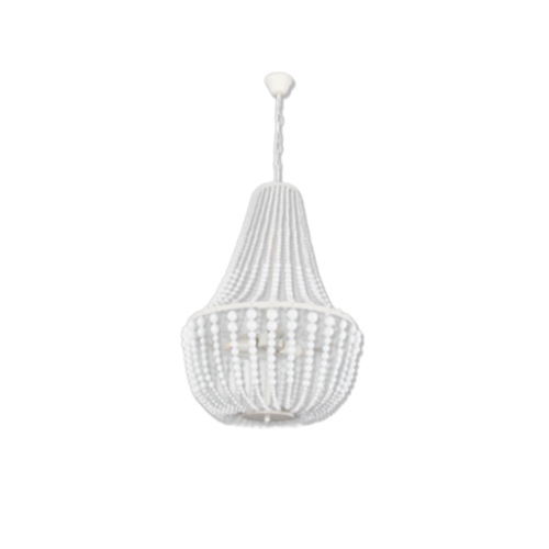 BRIGHT STAR CH890/3 WHITE CHANDELIER