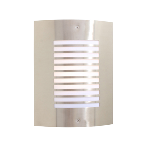 EUROLUX O146SS STRIPE DESIGN SATIN CHROME WALL LIGHT
