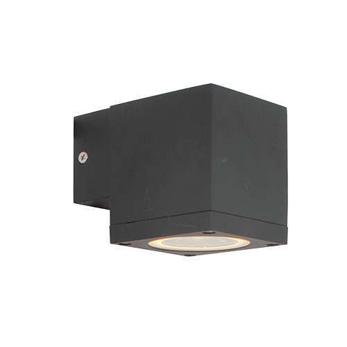 EUROLUX O242B KUBE DOWN OR UP BLACK WALL LIGHT