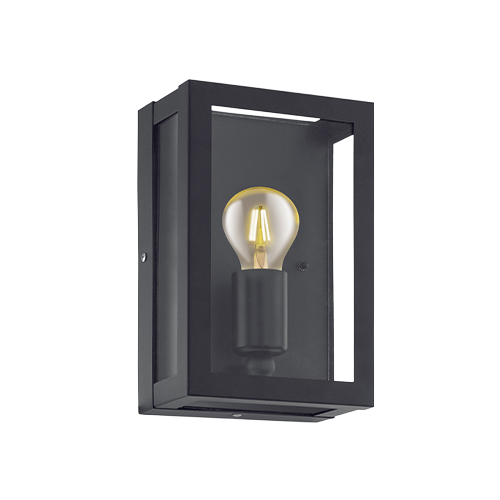 EUROLUX O394 ALAMONTE BLACK OUTDOOR WALL LIGHT