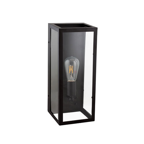 EUROLUX O410B BLACK STEEL WALL LIGHT