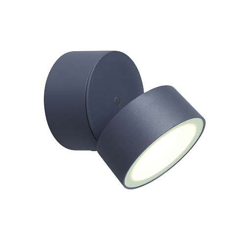 EUROLUX O476 TRUMPET LED GRAPHITE WALL LIGHT