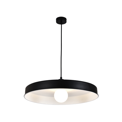 BRIGHT STAR PEN099 BLACK METAL PENDANT