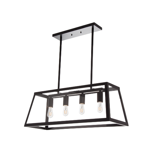 BRIGHT STAR PEN717 BLACK METAL PENDANT