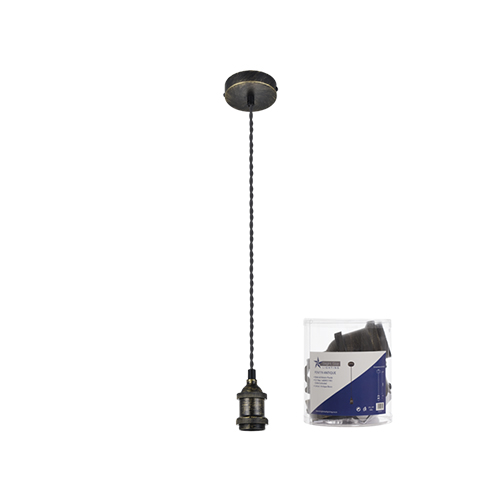 BRIGHT STAR PEN779 ANTIQUE BRASS PENDANT