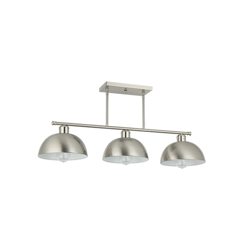 BRIGHT STAR PEN845/3 SATIN CHROME PENDANT