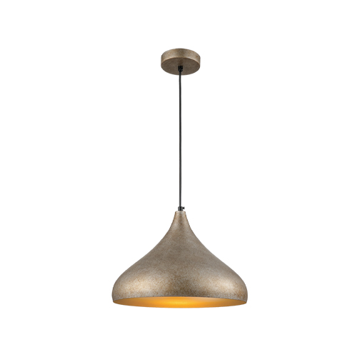 BRIGHT STAR PEN886 CHAMPAGNE RUF METAL PENDANT