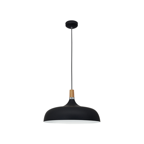 BRIGHT STAR PEN912 BLACK METAL PENDANT