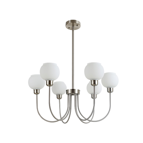 BRIGHT STAR CH716/6 SATIN CHANDELIER