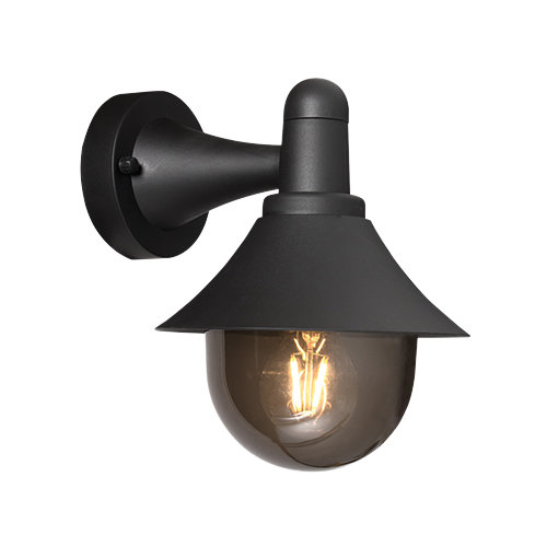BRIGHT STAR L628 BLACK PVC WALL LANTERN
