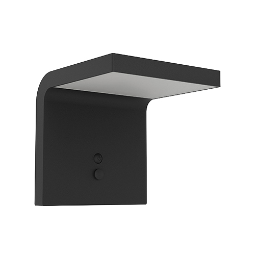 EUROLUX O663 SPIANTE SOLAR BLACK WALL LIGHT
