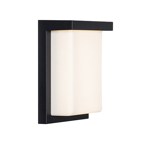 EUROLUX O671 LONE OUTDOOR BLACK LED WALL LIGHT