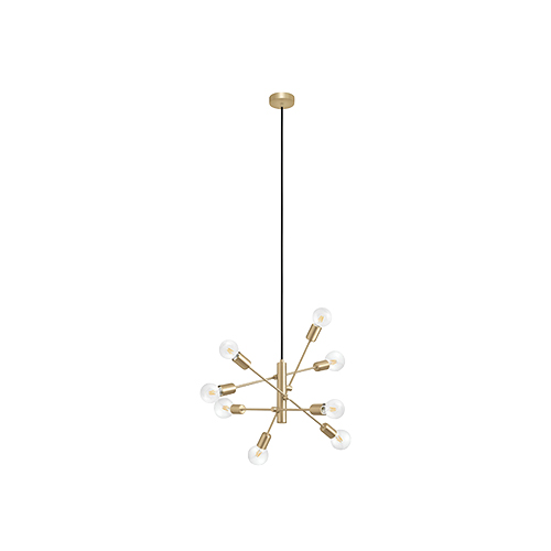 EUROLUX P1348 GRADOLI BRUSHED BRASS PENDANT