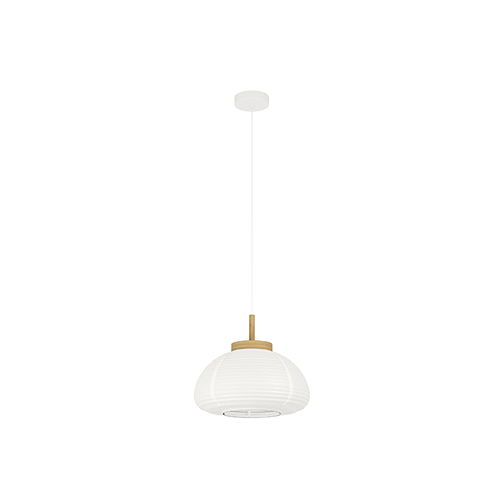 EUROLUX P1354 SUMMERHILL WHITE & BROWN PENDANT