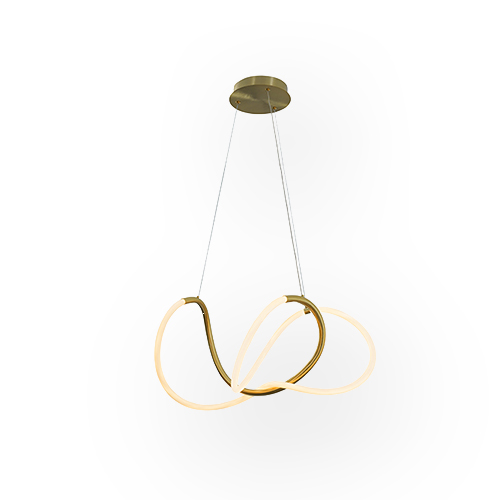 EUROLUX P1375 AERIS GOLD LED PENDANT