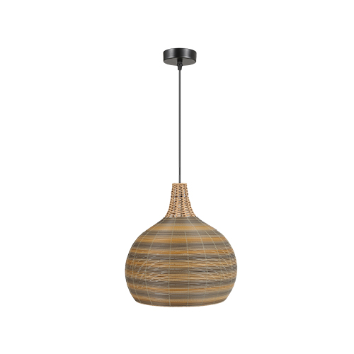 BRIGHT STAR PEN299 BLACK & NATURAL PENDANT