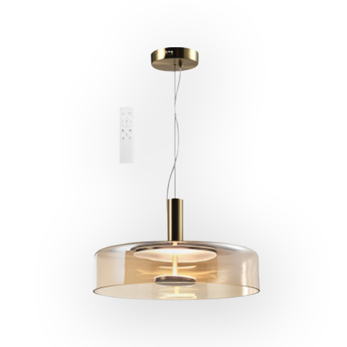 BRIGHT STAR PEN437 CCT AMBER PENDANT