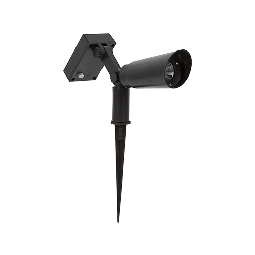 EUROLUX H198 BLACK SOLAR GARDEN SPOTLIGHT