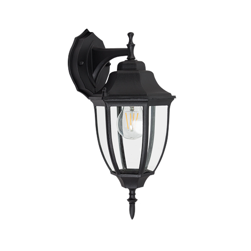 BRIGHT STAR L223 BLACK WALL LANTERN