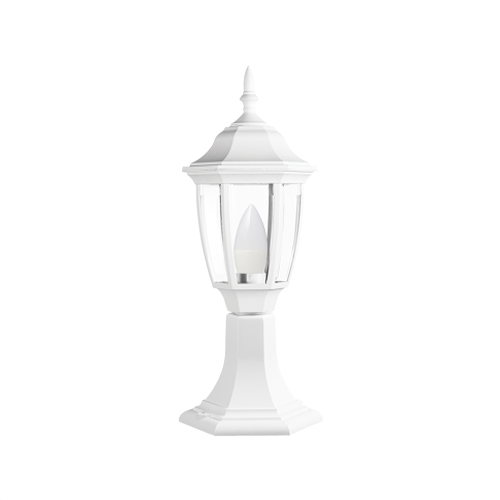 BRIGHT STAR L341 WHITE PILLAR LANTERN