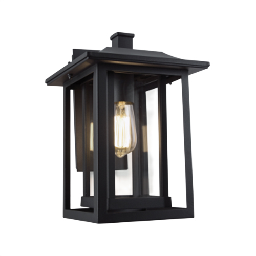 BRIGHT STAR L518 BLACK DOWN FACING WALL LANTERN