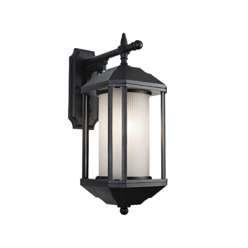 BRIGHT STAR L519 BLACK DOWN FACING WALL LANTERN