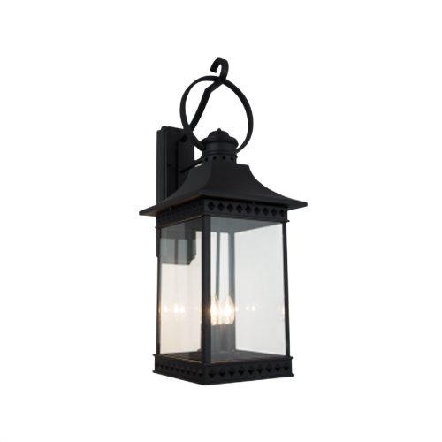 BRIGHT STAR L520 BLACK DOWN FACING WALL LANTERN