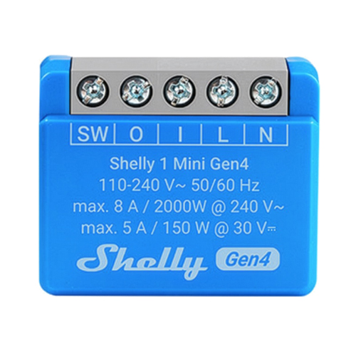 SHELLY 1 MINI GEN4 SMART SWITCH