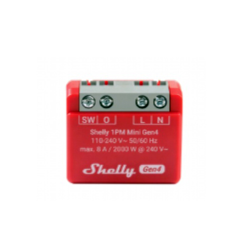 SHELLY 1PM MINI GEN 4 SMART SWITCH