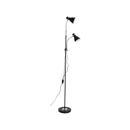 BRIGHT STAR SL089 BLACK POLISHED CHROME FLOOR LAMP