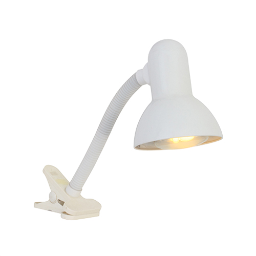 EUROLUX T135W WHITE 120mm STUDENT DESK CLAMP